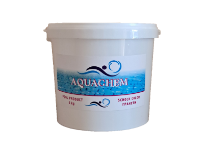 Aquachem Schock Chlor гранули 5 kg. 